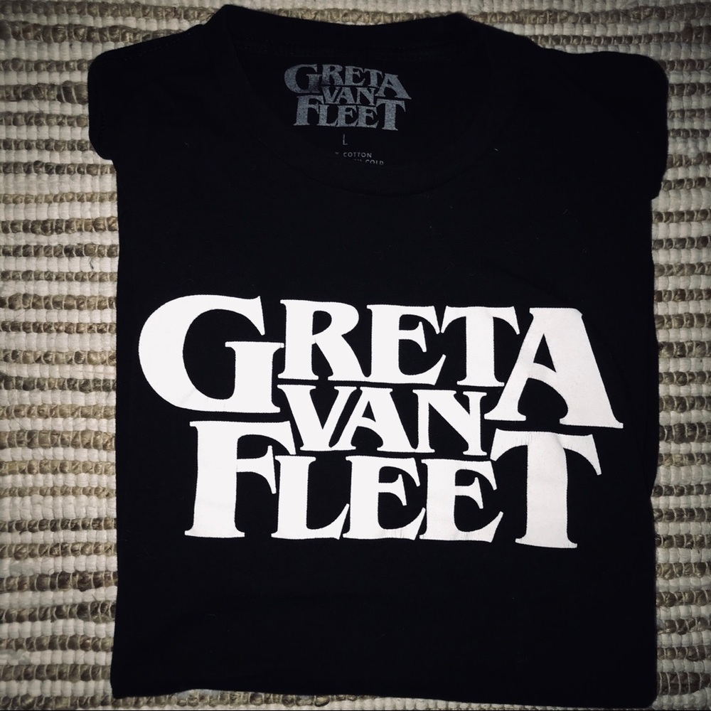 Greta Van Fleet Unisex Black Tee